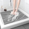Duschmatte rutschfest 60x60 cm: Weich Komfort Badematte mit Ablauflöchern, PVC-Luffa Massage Antirutschmatte für Dusche, Duscheinlage rutschfest Schnell trocknend