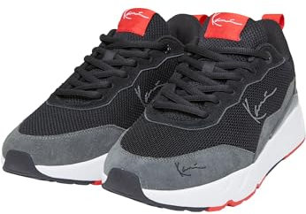 Karl Kani Herren Hood Runner PRM 42.5 Grey/Black/red