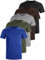 E-LIINJOYE5 Pack Mens Cotton T Shirt Work Short Sleeve Crew Neck T Shirt for Men Multipack,5P2 M