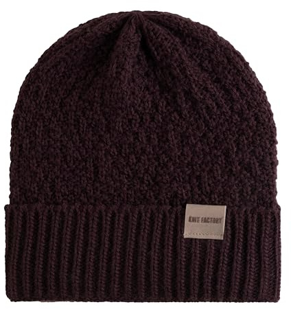 KNIT FACTORY - Haze Mütze - One Size | Strickmütze für Damen und Herren - Beanie - Mütze für den Winter - Wintermütze - Wollmütze - Weich und warm