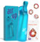 air up® - Borraccia per l'acqua (650 ml) + 3 capsule air up gusto Cherry Cola, capsule senza zucchero per borraccia dell'acqua con cannuccia, per acqua aromatizzata, blu oceano