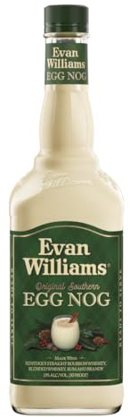 Evan Williams Original Southern Egg Nog | Made with Kentucky Straight Bourbon Whiskey | 70cl | 15% ABV
