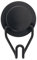 Croydex Stick 'n' Lock Black Towel & Robe Hook Self-Adhesive Fixing - Rust Free Matte Black Finish Door Hooks for Bathroom - Sticky Pad Adheres to Most Flat Finished Surfaces - All Fittings Included