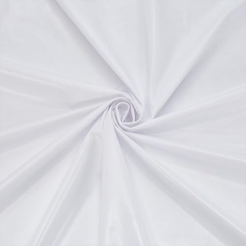 MAYJOYDIY Weißer Glitzernder Hologramm Spandex Stoff 1m×1.5m Glänzender Laser Spandex Stretchstoff Zum Selbermachen Weihnachtsbasteln Und Nähen Kostüm Bühnenauftrittskleidung Partydekor