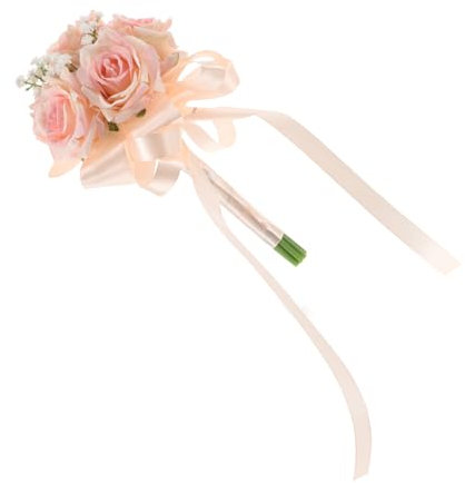 Künstlicher Stoff aus Rosa Rosenstrauß für Hochzeit und Fotoshootings