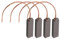 YINETTECH 2 Pares de Escobillas de Carbón del Alternador AB0001 Compatible con Mercedes-Benz Vario Bus 1996-2013