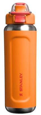 STANLEY 1913 Wellspring Bottle 0.7L - Goldenrod Coral | Cold For 12 Hours - Iced For 40 Hours - BPA-Free - Leakproof - Dishwasher Safe