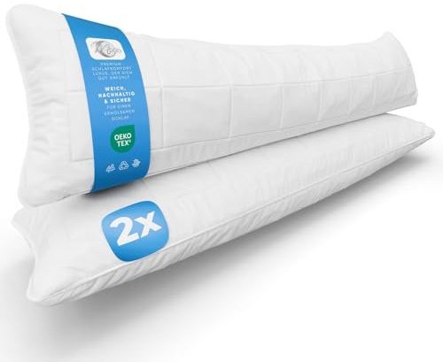 Moon Classic 2er Seitenschläferkissen 40x200 cm 100% Polyester (564397)