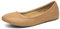 DREAM PAIRS Women's Slip On Round Toe Ballet Flats Pumps Shoes Sole-Fina Nude - 7 M US