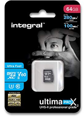 Integral Carte mémoire 64 Go INMSDX64G-280/100U2