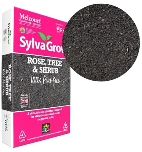 Melcourt Rose, Tree and Shrub Compost | 40L Bag | Peat-Free Compost