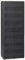 vidaXL Gartenschrank mit 3 Regalen Haushaltsschrank Kunststoffschrank Spindschrank Schrank Spind Terrassenschrank Balkonschrank Schwarz