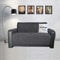 JEMIDI Sherpa Schonbezug Sofaschutz Schutzbezug Sofahusse Schoner Sofabezug Sofaschonbezug Sofa Überwurf Sofa Überdecke für 3 Sitzer (Anthrazit)