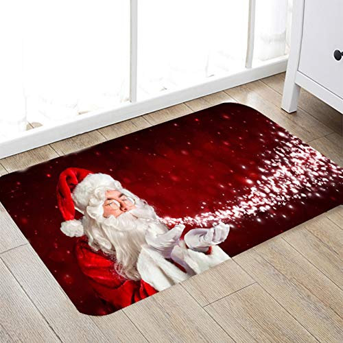 Wingbind Teppich Anti Rutsch Unterlage Teppich Wohnzimmer Kurzflor Fußmatte Innenbereich Lustig Waschbar Weihnachten