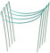 Selections Garden Hoop Plant Bow Support System 52cm x 90cm (Pack of 4)