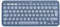 Logitech K380 Teclado Bluetooth multidispositivo para Mac con perfil compacto, Easy-Switch, 2 años de duración de la batería, Compatible con MacBook Pro, Macbook Air, iMac, iPad, Arándano