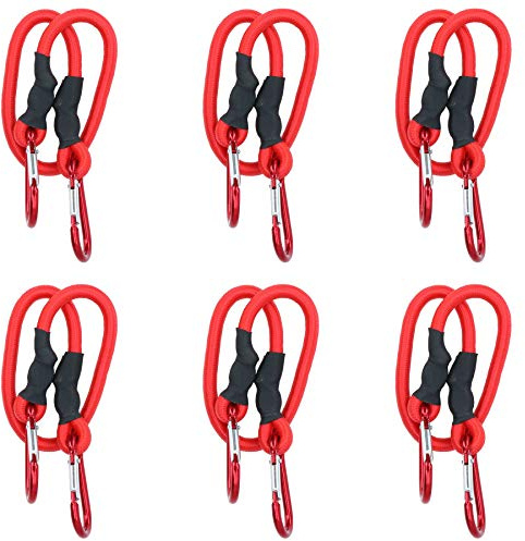 Elastisches Spannseil mit Karabinerhaken, 60 cm