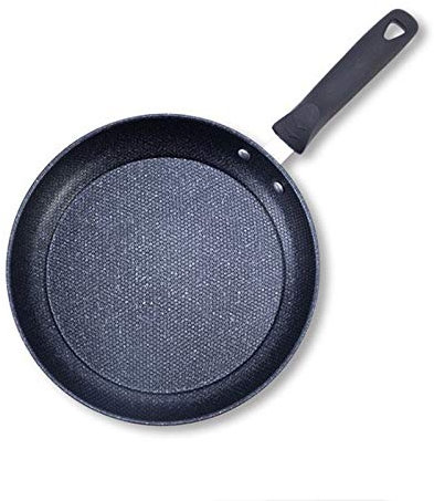 Sartén Utensilios Cocina Plancha Fina Sartén Piedra Maifan Revestimiento Antiadherente Fácil Limpiar para Acampar en Casa Cocina en Interiores y Exteriores Freír,A,30cm
