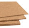 Materia Prima Plaque de Liège Rectangulaire Texturée, 91,5 x 61 cm, 10 mm, Brown, Montage mural