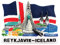 MUYU Magnet 3D Reykjavik Island Kühlschrankmagnet, Souvenir, Geschenk, magnetische Aufkleber-Kollektion