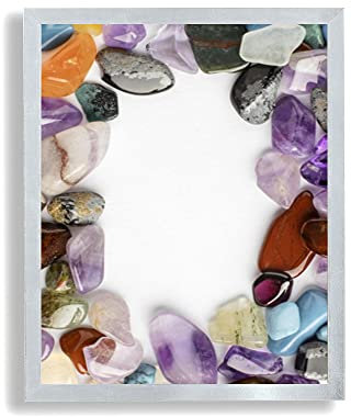 Bilderrahmen Opal X | 40x60 cm | Silber Vintage | Antireflex Kunstglas | Poster Puzzle Diamond Painting Drucke