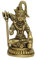Universal Hub Messing Shiva handgeschnitzt Mahadev Murti Tempel dekoratives Idol für Schreibtisch, Büro Pooja Samagri Kleine Figuren Hindu Prunkstück Geschenke