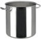 METRO Professional Olla para sopa, acero inoxidable, Ø 28 cm, 17 L, altura: 28 cm, cazuela, inducción, alta, apta para horno, gas, vitrocerámica