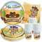 Western Birthday Party Supplies - (Serves 24) - Dinner Plates, Dessert Plates, Cups, Napkins. Cowboy and cowgirl rodeo decorations for Kids, Boys, Girls and More.