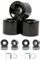 KVSERT 4 Stück 60 mm Skateboard-Rollen + ABEC-9 Kugellager und Abstandshalter Cruiser-