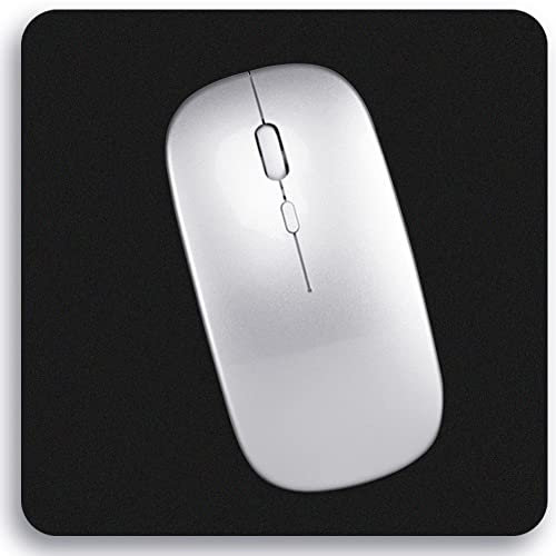 Audimi Tappetino per mouse piccolo, 15,2 x 15,2 cm, mini tappetino per mouse spesso per laptop, wireless, casa, ufficio, viaggi, portatile e lavabile (nero)