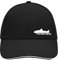 Huuraa Cappy Mütze Petri Heil Fischergruß Geschenk Black/Light Grey Petri Heil Präsent