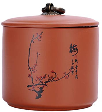CAGFINY Boite à Thé en Céramique Style Japonais Thé Café Sucre Pots Jars Céramique Traditionnel Tea Caddy Storage pour la Cuisine