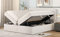Azkoeesy Polsterbett Stauraumbett 140x200 cm mit 2 Stauraum Bettkasten, mit Lattenrost und Kopfteil, Jugendbett, Leinen-Bezug, Beige