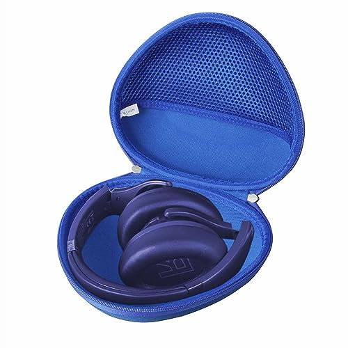 Adada Hard Travel Case for Anker Soundcore Life Q20 /Anker Soundcore Life Q30 Hybrid Active Noise Cancelling Headphones (Blue)