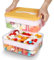 WillingHeart Aufbewahrung Box für Lego Bausteine Duplo Stapelbar Aufbewahrungsbox Spielzeugkiste Mit Deckel Kinder Spielzeug Kleinteile Sortierkasten Transparent Organizer Groß