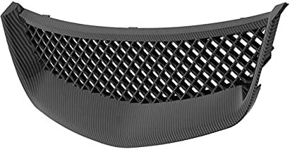 VOBOR Frontstoßstangengitter, Kohlefaser-Grill, Passend Für Honda Civic 2/4-Türer 2001–2003
