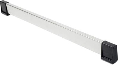 Hailo Querbalken - Ersatzteil für Sprossenleitern mit 60 x 25, 72 x 25 oder 78 x 25 mm Holmen - Quertraverse mit Fußkappen, ohne Bohrung - 1200 mm