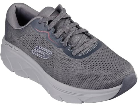 Skechers Slip-ins: D'Lux Walker 2.0 - Swave 232714-CCRD, Men Sneakers, Grey, 42 EU
