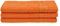 Ashley Mills Woven Tea Towels Pack of 3 Large 40 x 70cms Super Absorbent Cooks 100% Cotton (Orange)