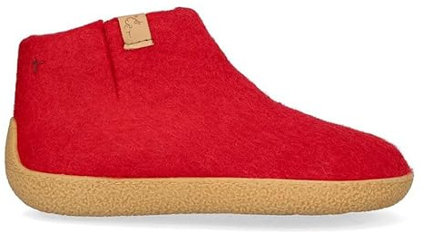 Tofvel Rabara Maha Wollfilz-Hausschuhe Red