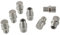 CDDCWZ Lot de 8 buses de pulvérisation haute pression en acier inoxydable 304 à 65 degrés buse de ventilateur haute pression pour balai à eau et nettoyeur de soubassement.