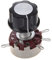 Muuoeou 6mm Welle Dia 470K 2W Toepfe Potentiometer w Knob