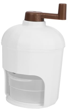 CLISPEED Manual Hand Operated Shaved Ice Machine for Home Use Compact Design Non- Base for Cocktails Includes Made