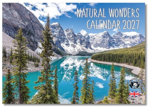 Naturwunder Kalender 2026 A4 | Monatsansicht | A3 geöffnet | Wandkalender von Absolutely Yours.