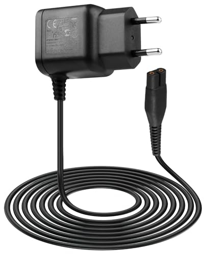 4,3V Chargeur Rasoir pour Philips Oneblade QP2520 QP2620, QP2510 MG3740 MG3730 MG3720 MG5720 MG5730 BT3206 BT3208, A00390 Adaptateur Tondeuse Alimentation Électrique, 1M