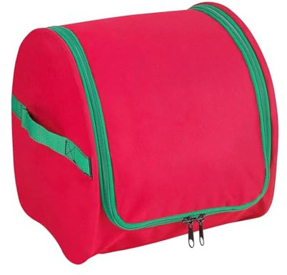 Qiwieod Weihnachts Lichterkette Aufbewahrungstasche,Robuste & Reißfeste Tragbare Oxford-Stoff Tasche | Lichterketten Organizer Aufbewahrungsbox,Für Zuhause Wohnung Schlafzimmer Wohnzimmer Schrank