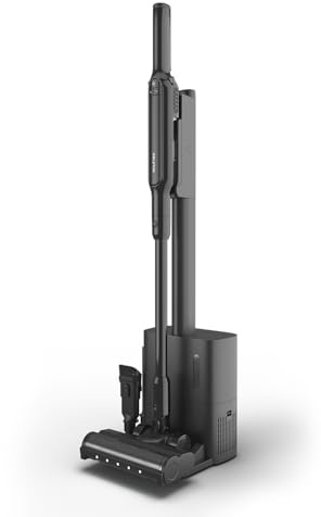 Nilfisk Move Akku-Staubsauger mit Ladestation – 2-in-1 Leichter Stiel- und Handstaubsauger (Schwarz)