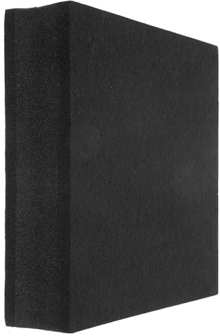 STOBAZA Acoustic Isolation Foam Pad with Acoustic Absorption and Echo Minimizing Features for Speaker Stand Black for Homes and Professional Studios Soundproofing