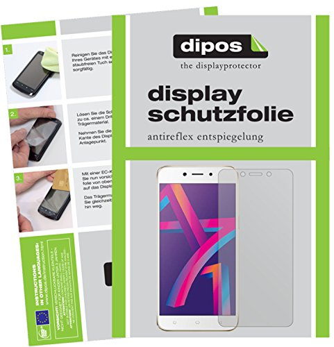 dipos 2x Matte Screen Protector for Oppo A71 2018 | Ultra-Thin, Anti-Glare, Anti-Reflective, Perfect Fit, Anti-Scratch, Bubble-Free, Fingerprint Compatible, Easy Installation