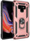 BestST Coque Samsung Galaxy Note 9, avec Anneau Support, Coque Etui Housse Galaxy Note 9 Antichoc Militaire [Tough Armor] Heavy Duty Shock Proof Protective Housse pour Galaxy Note 9- Rose Or